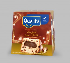 Panettone Trufado de chocolate sabor Avelã